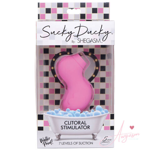 Shegasm Sucky Ducky 7x Clitoral Stimulator-Pink