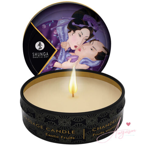 Shunga Mini Massage Candle-Exotic Fruits 1oz