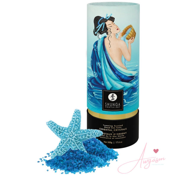 Shunga Oriental Crystals Bath Salts-Ocean Temptations 17.6oz - Image 2