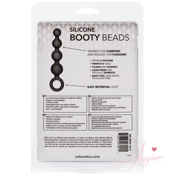 Silicone Booty Beads-Black - Image 3