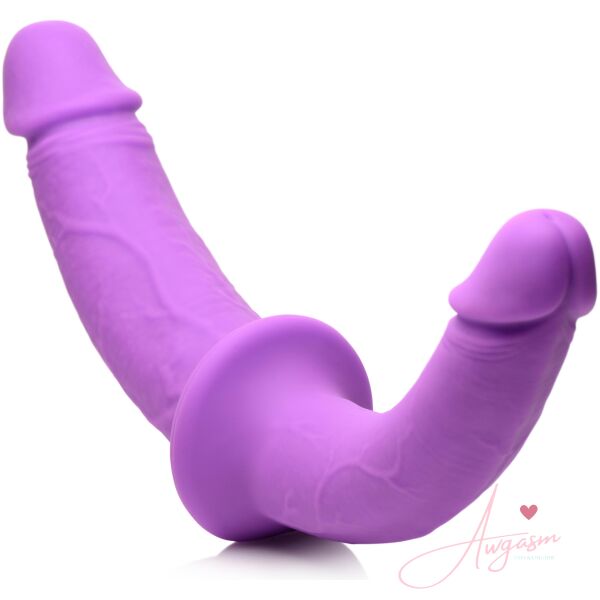 Silicone Double Dildo with Harness - Image 6