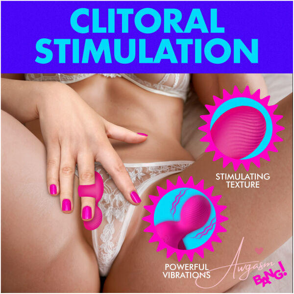 Silicone Finger Vibrator - Pink - Image 3