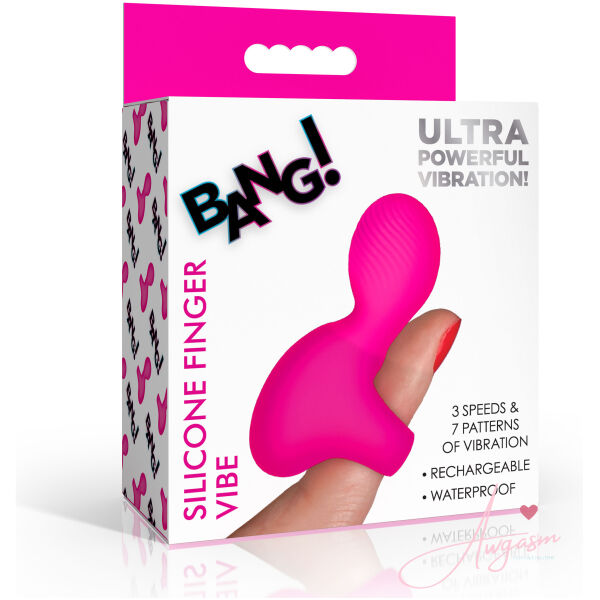 Silicone Finger Vibrator - Pink - Image 6