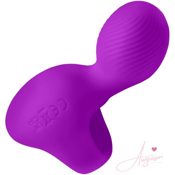 Silicone Finger Vibrator - Purple - Image 5