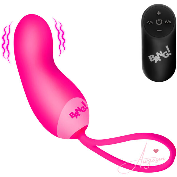 Silicone Mini Vibe w/ Remote - Pink - Image 4