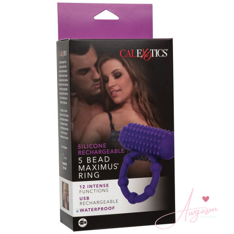 Silicone Rechargeable 5 Bead Maximus Ring