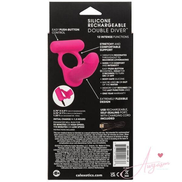 Silicone Rechargeable Double Diver - Image 4