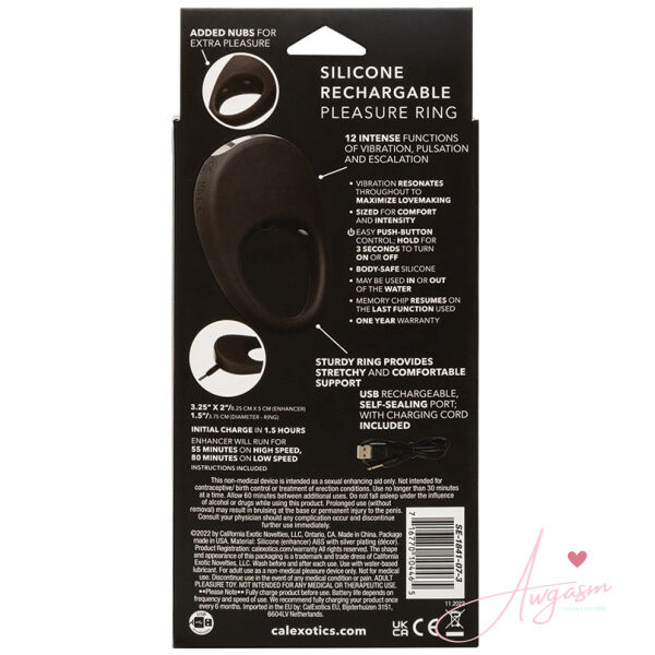 Silicone Rechargeable Pleasure Ring - Image 4