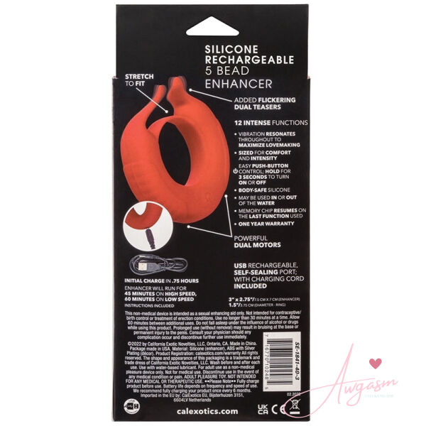 Silicone Rechargeable Taurus Enhancer - Image 4