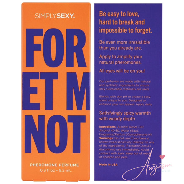 Simply Sexy Pheromone Perfume-Forget Me Not 0.3oz - Image 5