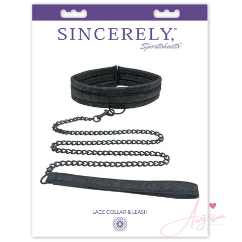 Sincerely Lace Collar & Leash