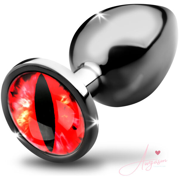Sinister Eye Red Eye Metal Butt Plug - Large - Image 4