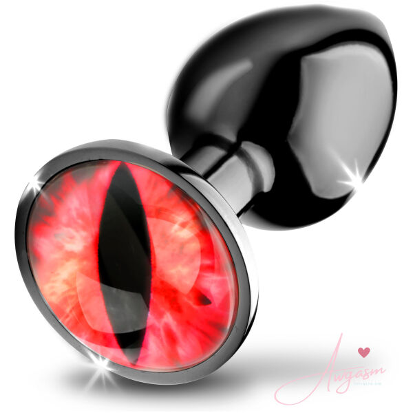 Sinister Eye Red Eye Metal Butt Plug - Small - Image 4