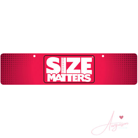 Size Matters Display Sign