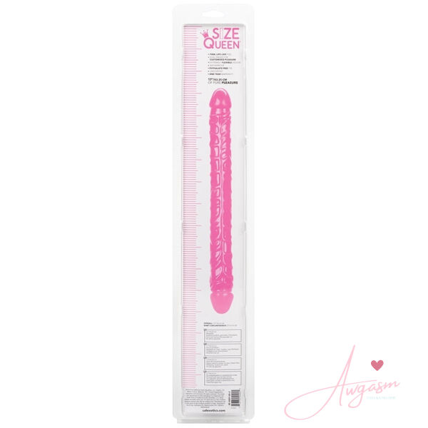 Size Queen Double Dildo-Pink 17 - Image 4