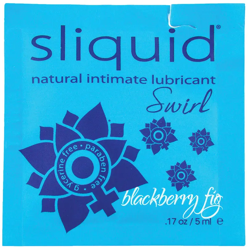 Sliquid Swirl Foil Packet-Blackberry Fig .17oz