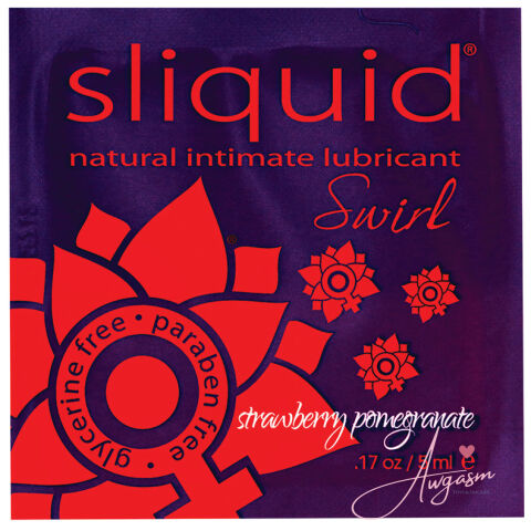 Sliquid Swirl Foil Packet-Strawberry Pomegranate .17oz