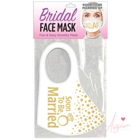Soon To Be Married AF Glitter Mask