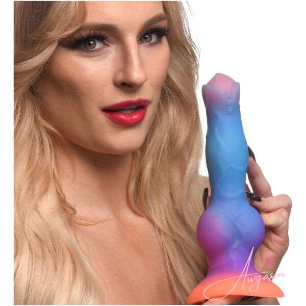 Space Cock Glow-in-the-Dark Silicone Alien Dildo - Image 3