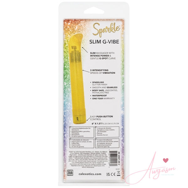 Sparkle Slim G-Vibe-Yellow - Image 4