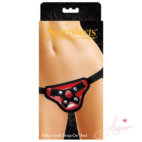 Sportsheets Entry Level Strap-On-Red