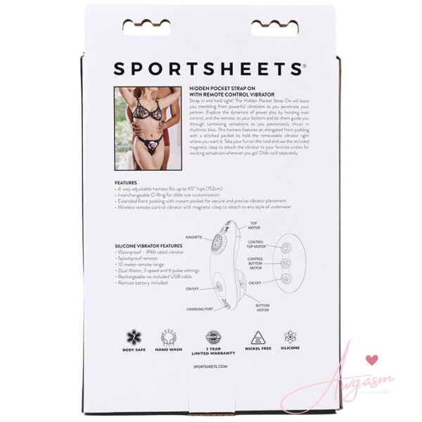 Sportsheets Hidden Pocket Strap On - Image 4