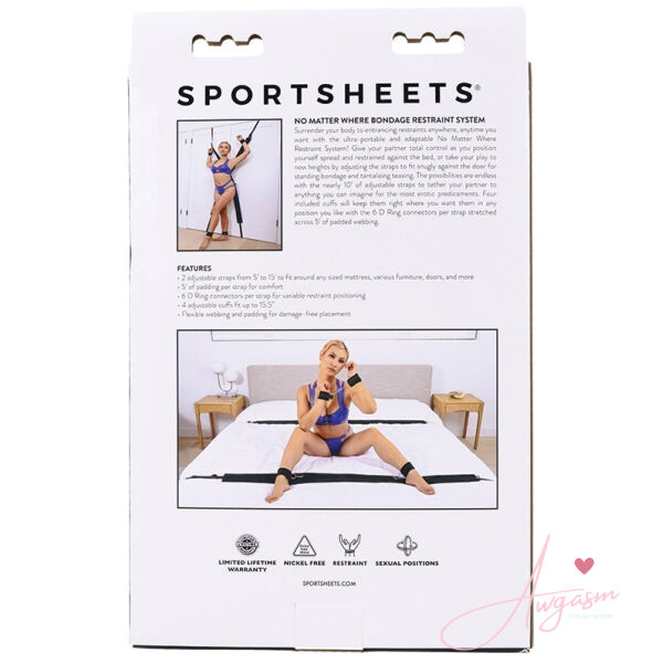 Sportsheets No Matter Where Bondage Restraint System - Image 3