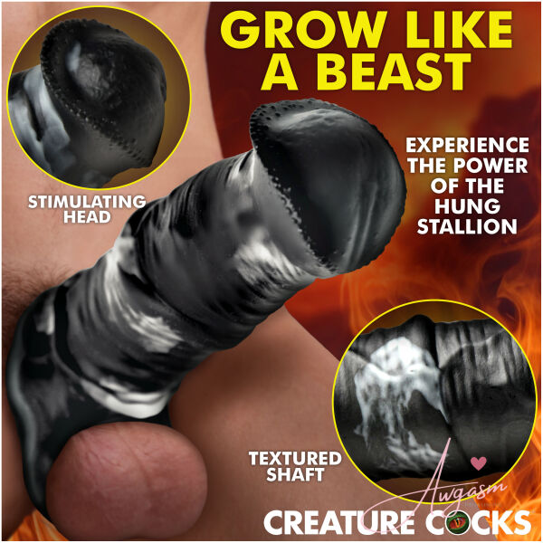 Stallion 1" Silicone Penis Extension - Image 2