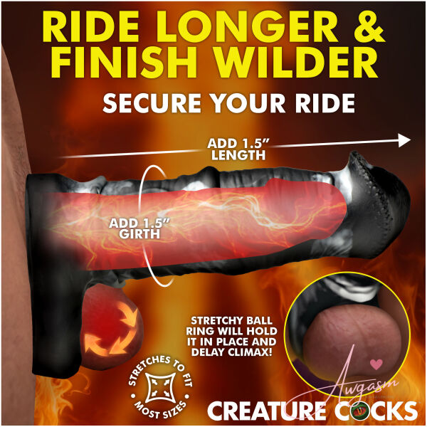 Stallion 1.5" Silicone Penis Extension - Image 3
