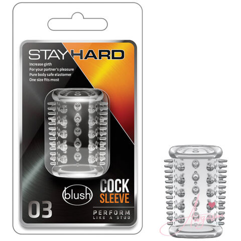 Stay Hard Cock Sleeve 03-Clear