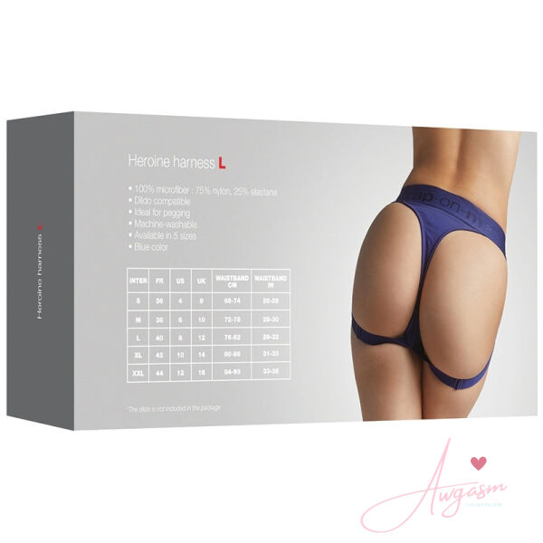 Strap On Me Harness Lingerie Heroine-Night Blue L - Image 5
