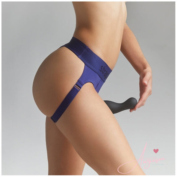Strap On Me Harness Lingerie Heroine-Night Blue M - Image 4