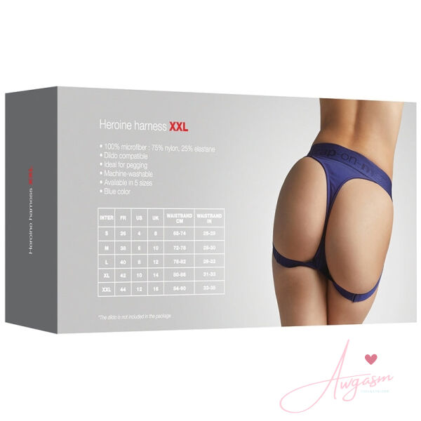 Strap On Me Harness Lingerie Heroine-Night Blue XXL - Image 5