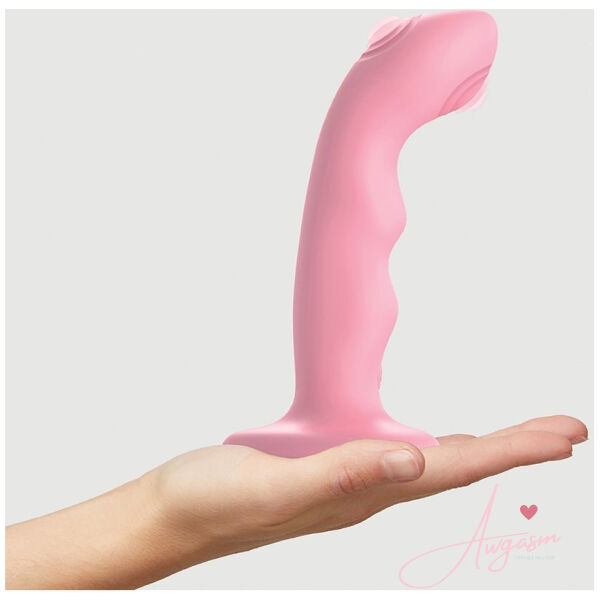 Strap On Me Tapping Dildo Wave-Coral Pink - Image 3