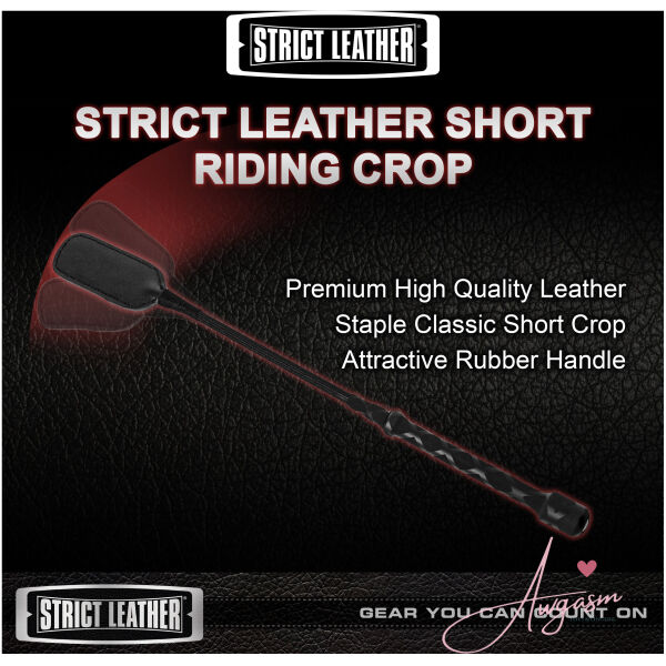 Strict Leather Short Riding Crop - Image 2