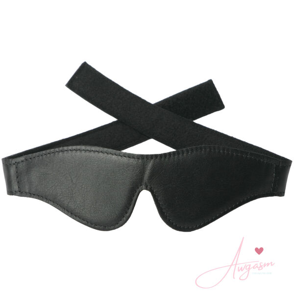 Strict Leather Velcro Blindfold - Image 2