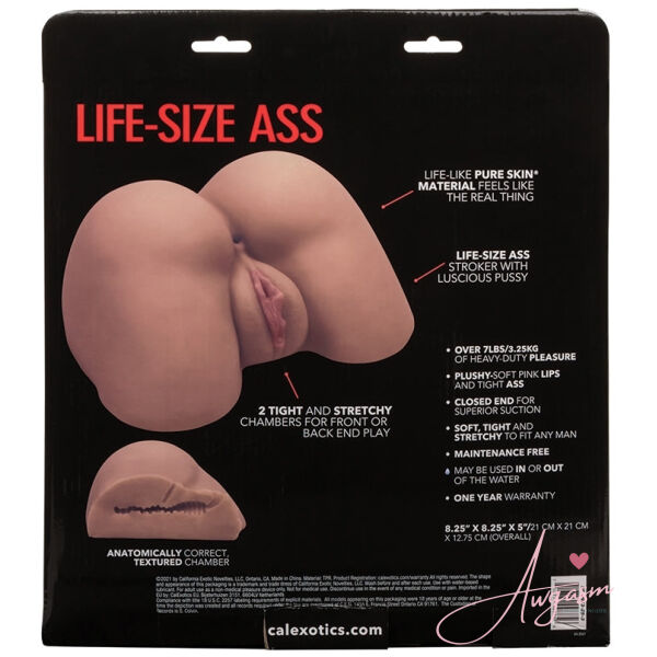 Stroke It Life Size Ass-Brown - Image 3