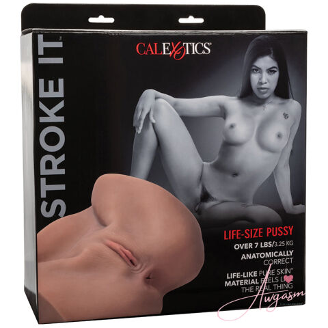 Stroke It Life Size Pussy-Brown