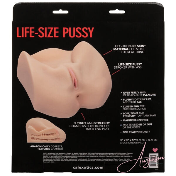Stroke It Life Size Pussy-Ivory - Image 3
