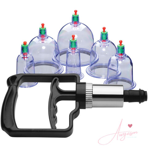 Sukshen 6 Piece Cupping Set with Acu-Points