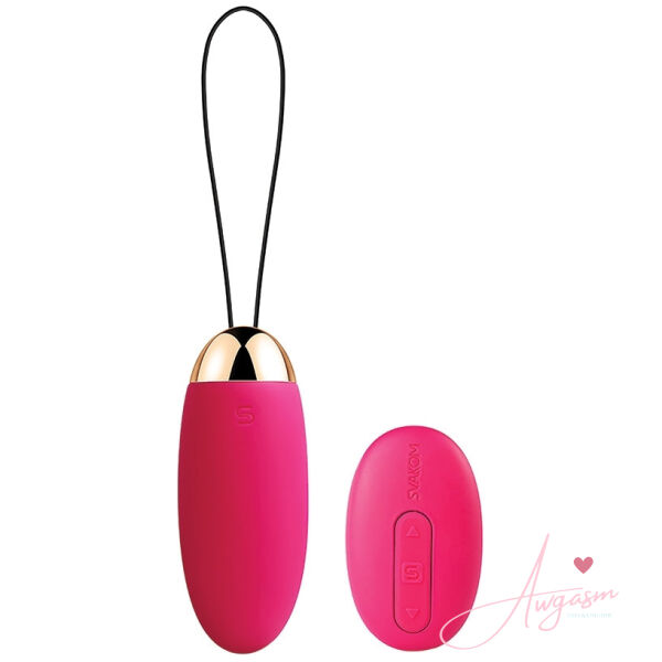 Svakom Elva Vibrating Bullet-Plum Red - Image 2