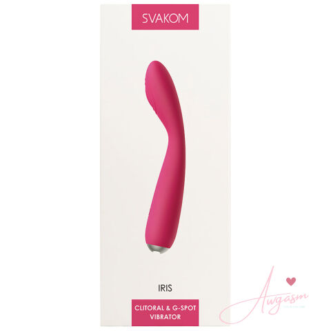 Svakom Iris Clit & G-Spot Vive-Plum Red