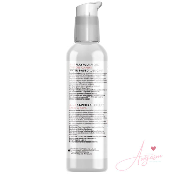 Swiss Navy 4 In 1 Playful Flavors-Cotton Candy 4oz - Image 2