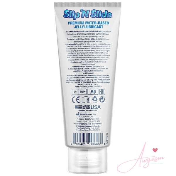 Swiss Navy Slip N Slide Premium Jelly Lubricant 2oz - Image 2