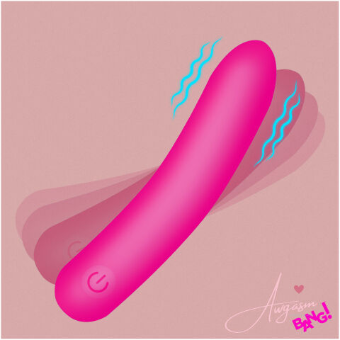 Tapered Flexible Silicone Bullet - Pink