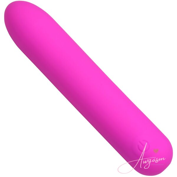Tapered Flexible Silicone Bullet - Pink - Image 6