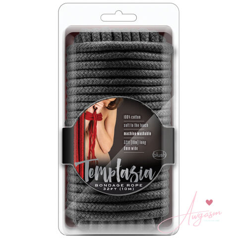 Temptasia Bondage Rope-Black 32ft