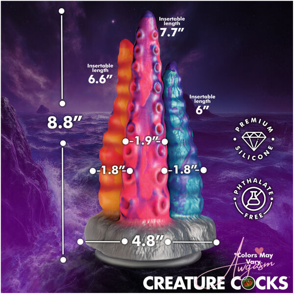 Tenta-Trio Silicone Dildo - Image 5