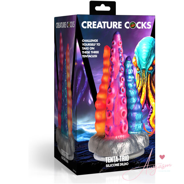 Tenta-Trio Silicone Dildo - Image 8