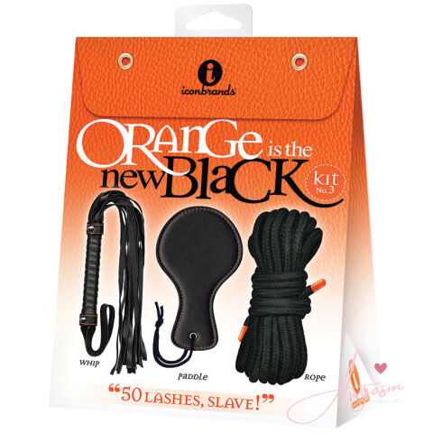 The 9's Orange Is The New Black Kit #3 50 Lashes Slave